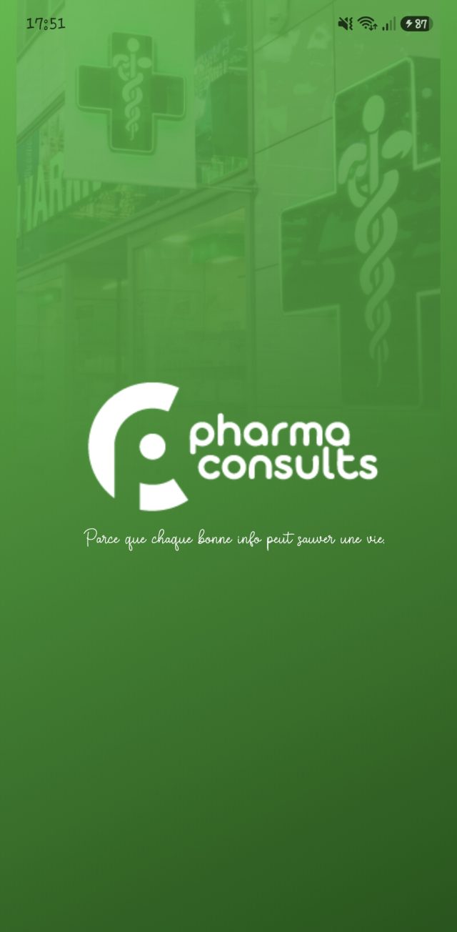 Écran d'accueil de l'application : le compte et les services